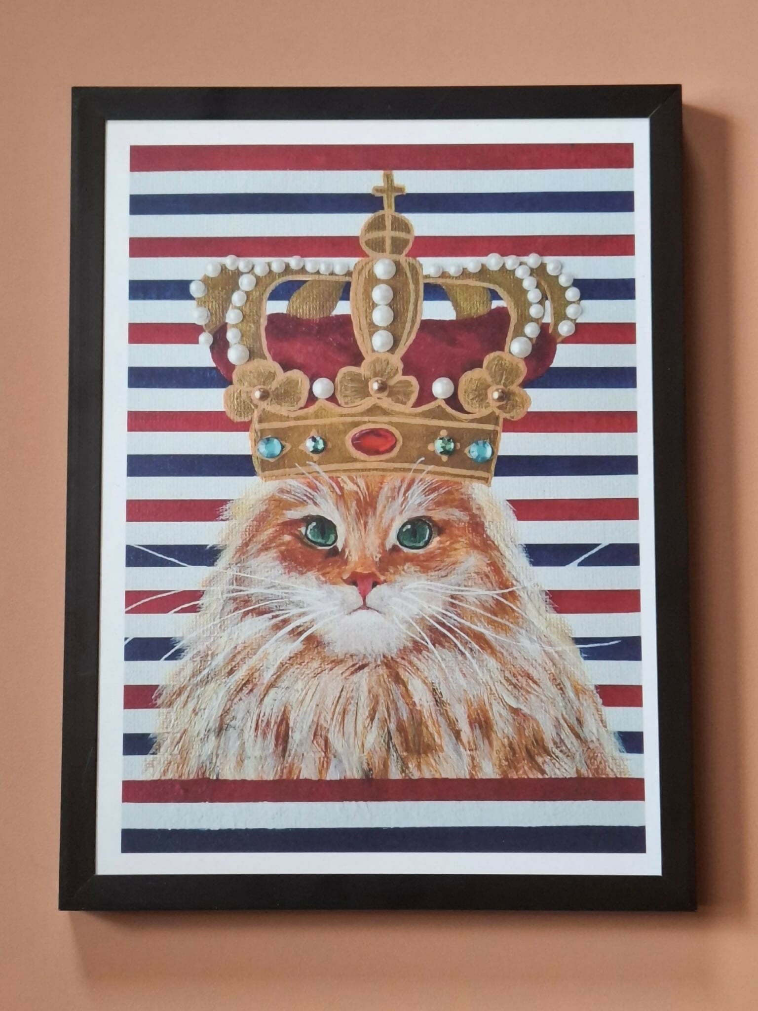 Cat print 'Zijne mauwisteit'