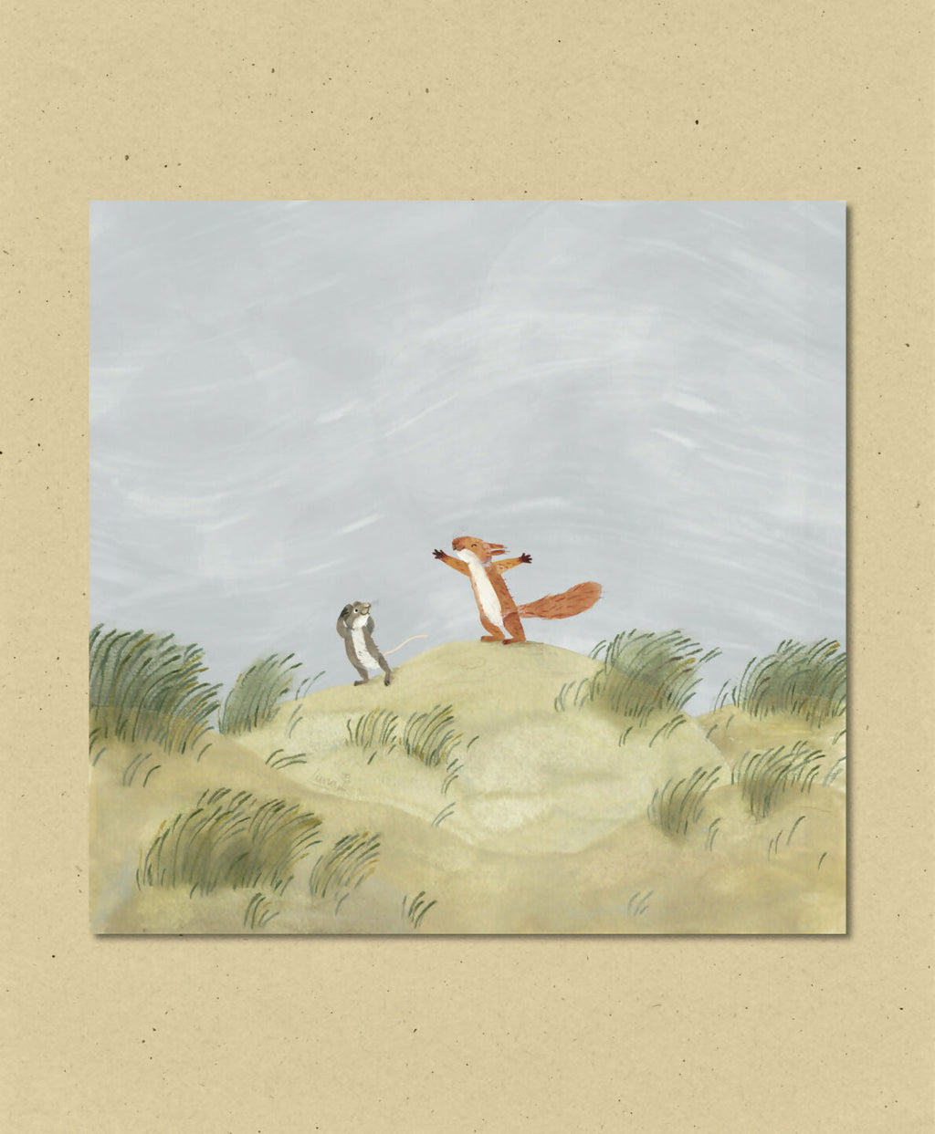 In the wind