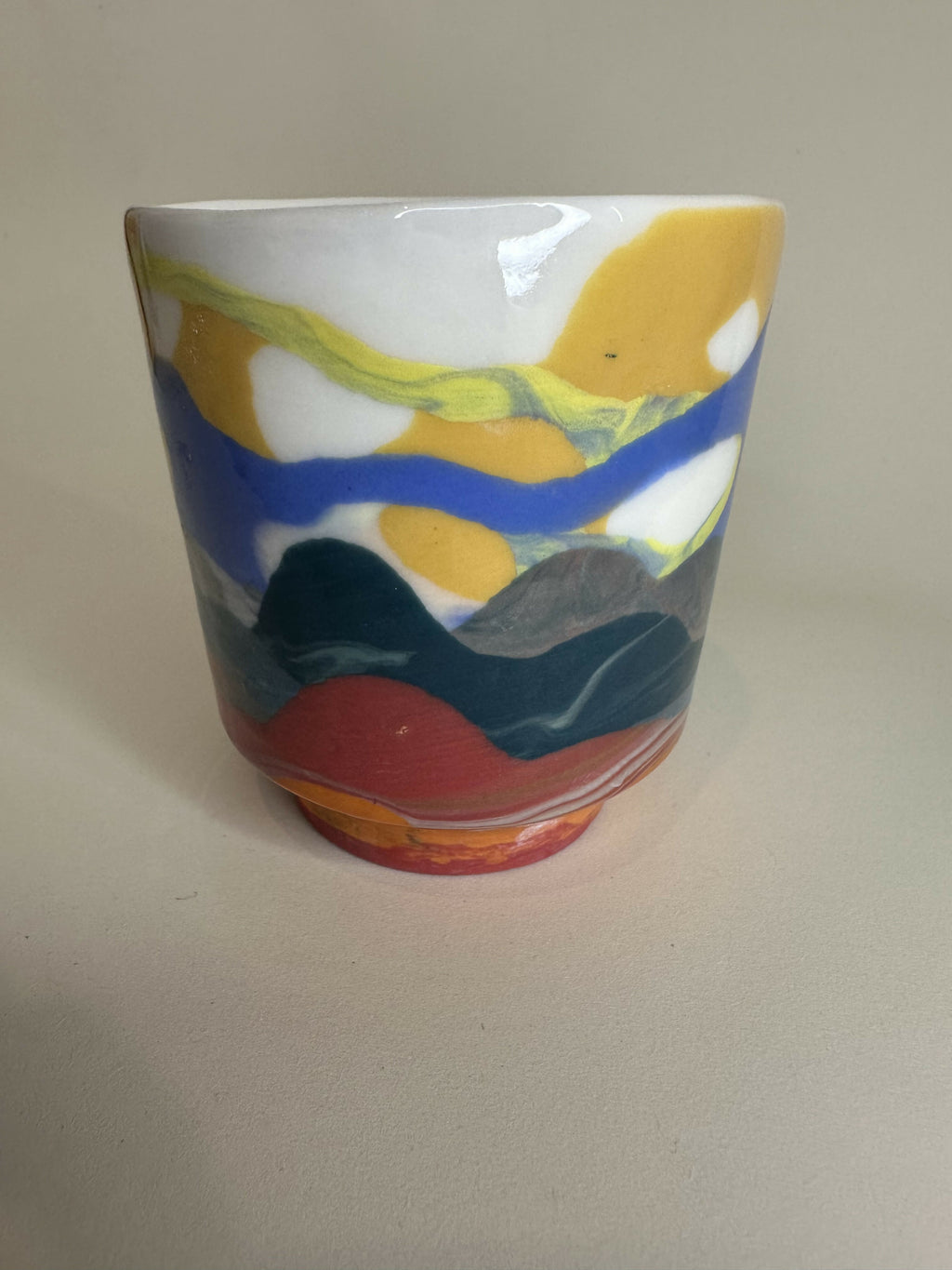 Porseleinen Tides beker 7