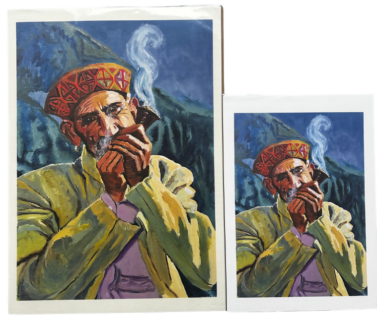 Under the Himalayan Sky – A4 sized Fine Art Print