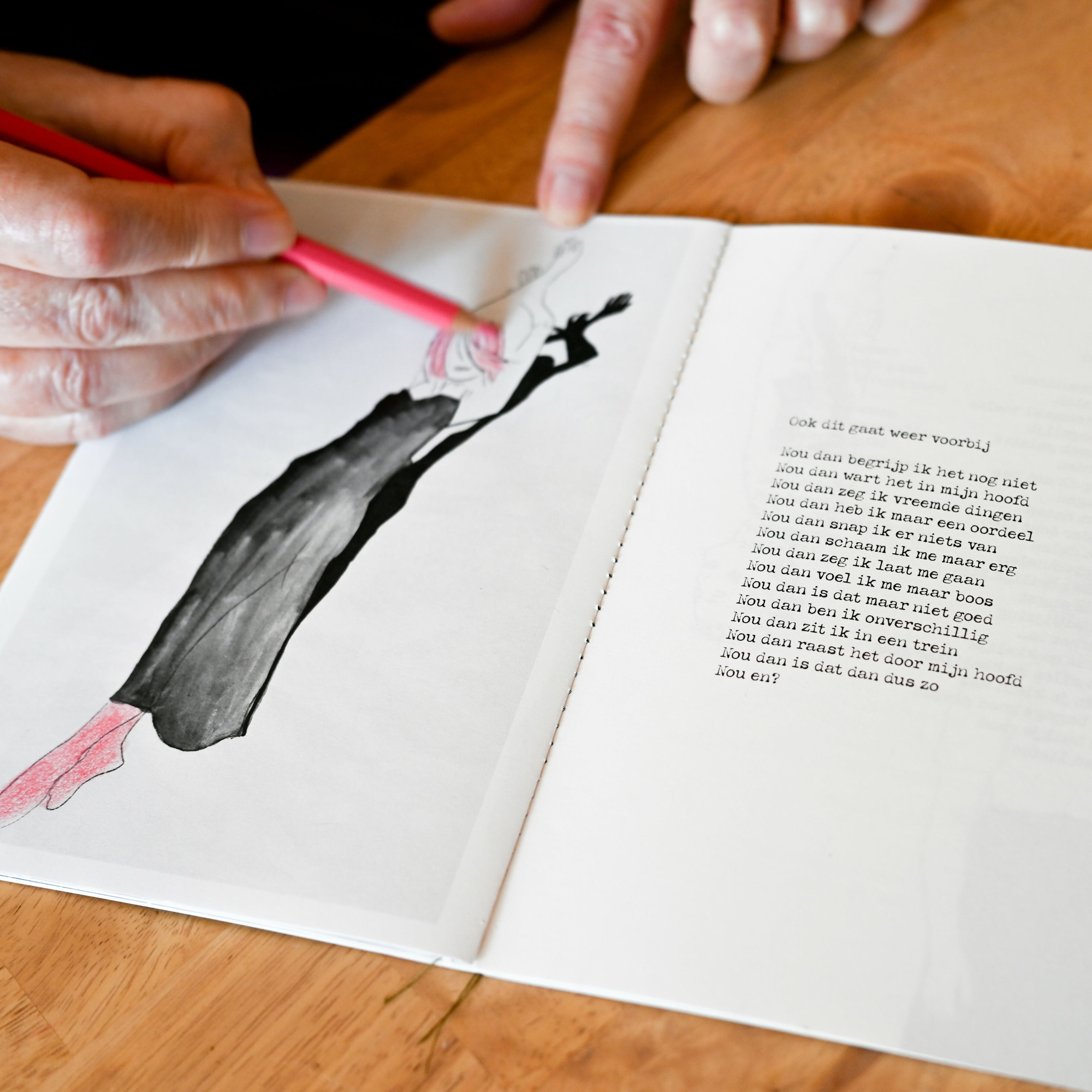 Gedichtenbundel Houd me vast Art to Connect kleurboekje kleuren illustratie