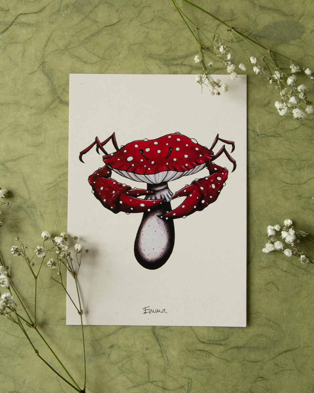 Crab Amanita - Kunstprint