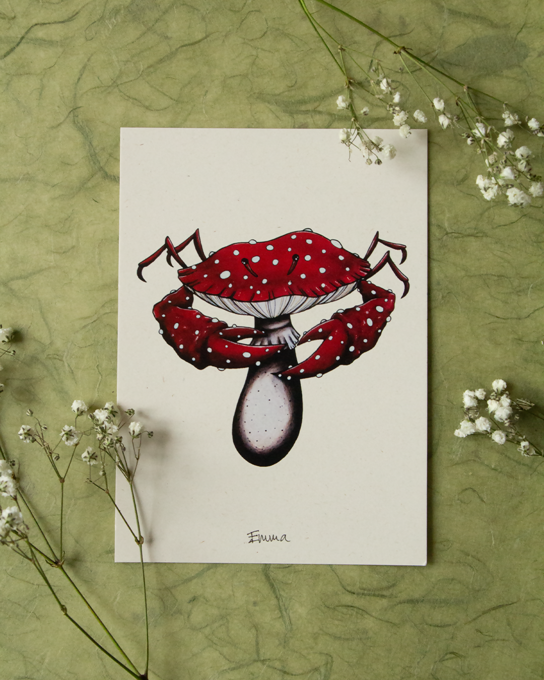 Crab Amanita - Kunstprint
