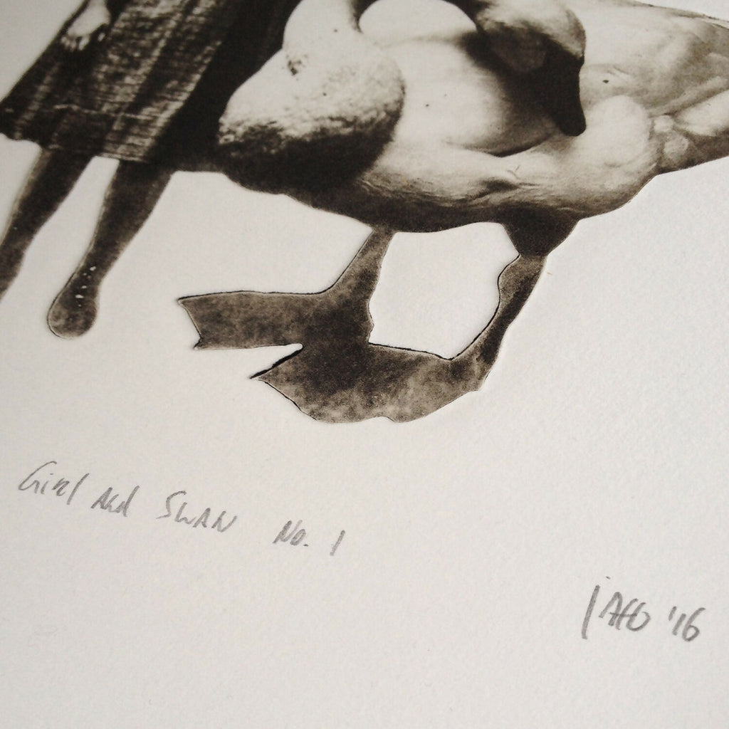 Girl and Swan No.1