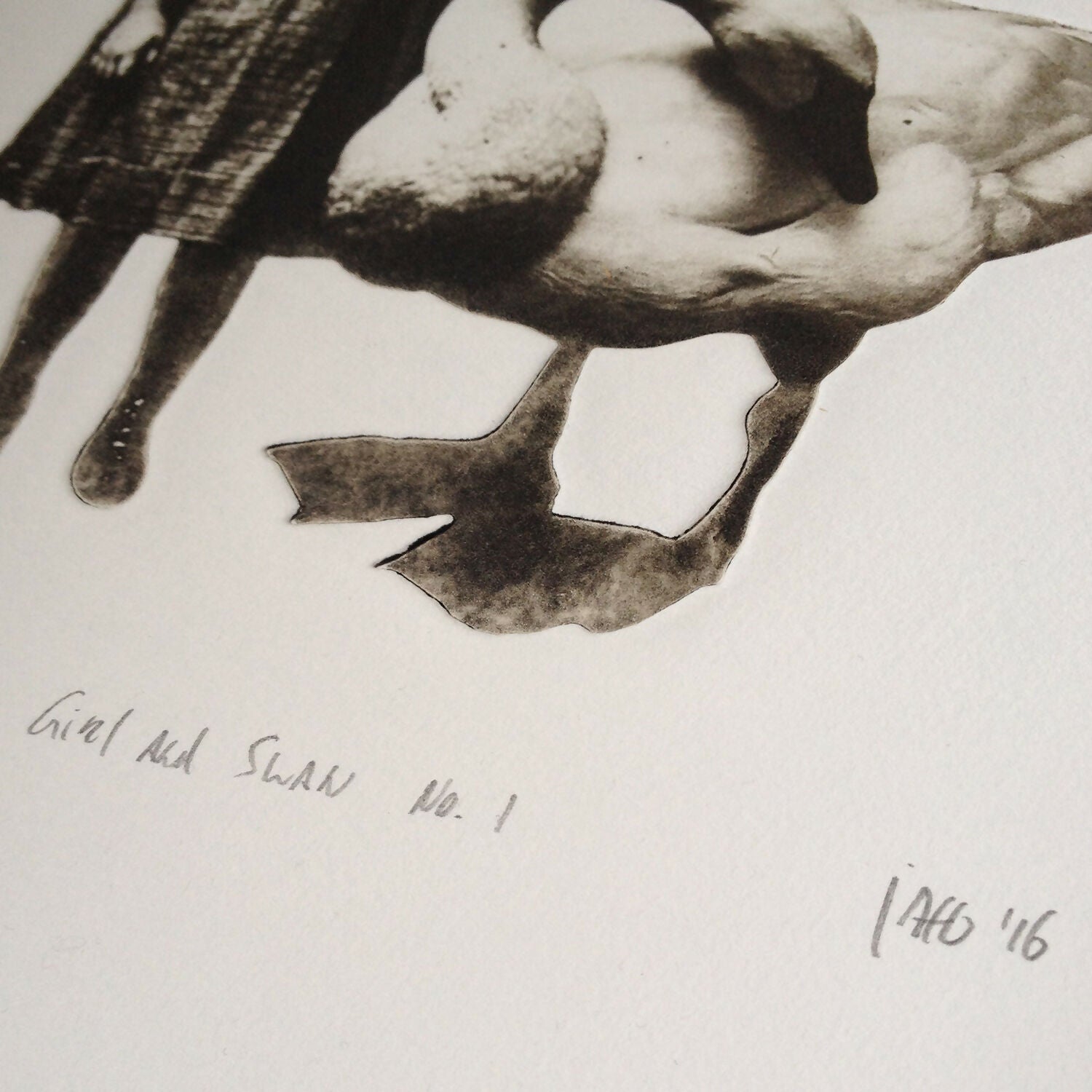 Girl and Swan No.1