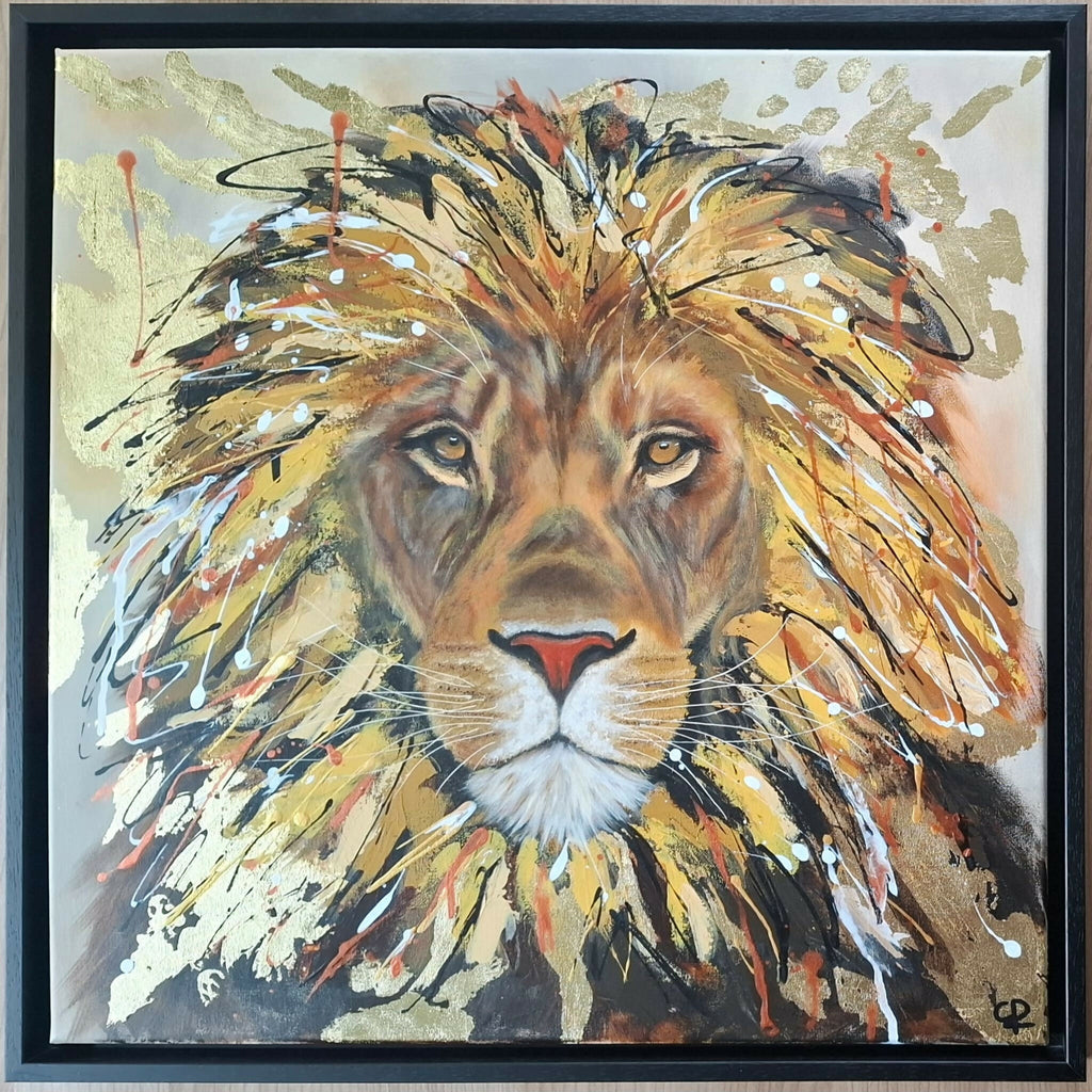 Acrylic painting - Not your average cat