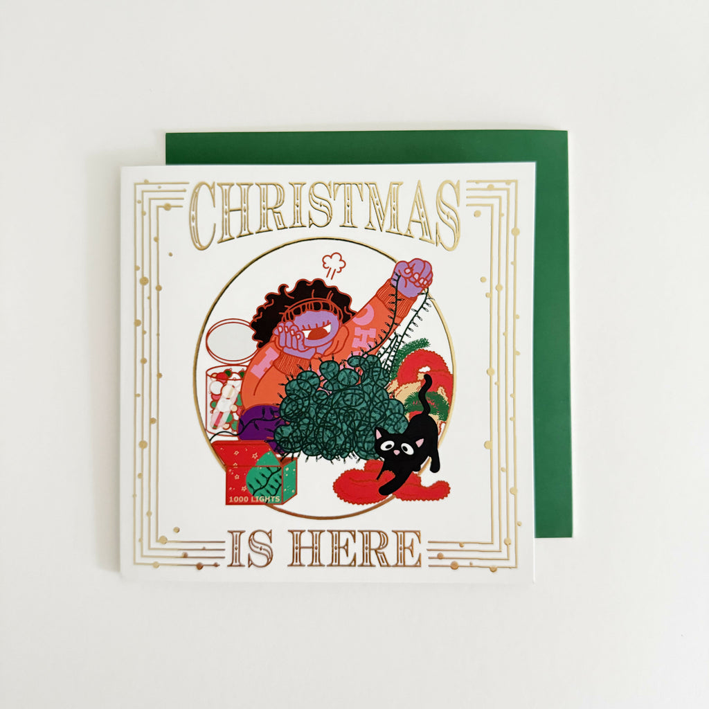 Kerststress - een ansichtkaartenset