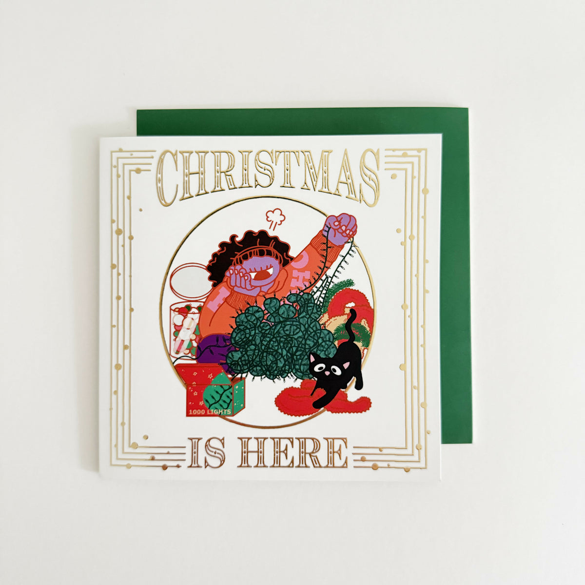 Kerststress - een ansichtkaartenset